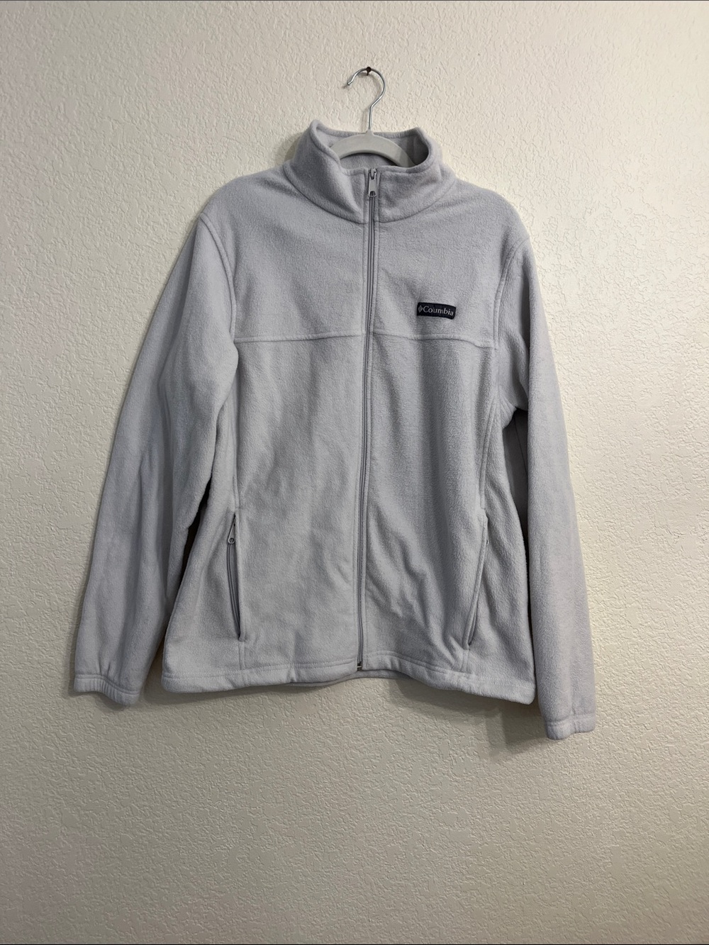 Comfy coastal Columbia Light Gray Women's Fleece Jacket